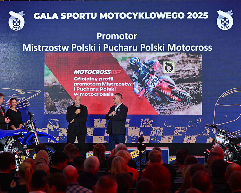 OC1 named promoter of the Polish Motocross Championship at the 2025 Motorcycle Sport Gala