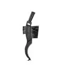OC1 drivetrain brush with three heads and ergonomic handle for cleaning bicycle and motorcycle chains