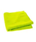 OC1 Microfibre Towel Lime - vibrant lime microfibre towel for professional detailing with full visual control
