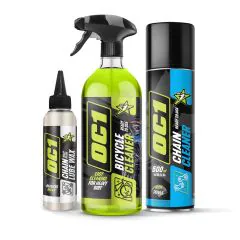 OC1 Bicycle Must Have Bundle – Bicycle Cleaner, Chain Cleaner, Chain Lube Wax