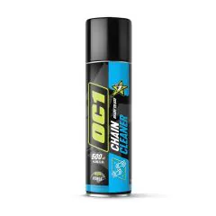 OC1 Chain Cleaner 500 ml aerosol – professional chain cleaning product for motorcycles and bicycles with 360° system