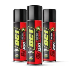 OC1 Power Brake Cleaner Triple Pack – set of three brake cleaner aerosols 500 ml