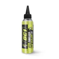 Tubeless tire sealant OC1 Tubeless Sealant 140 ml — compact bottle of professional product for road bikes, MTB, gravel and enduro