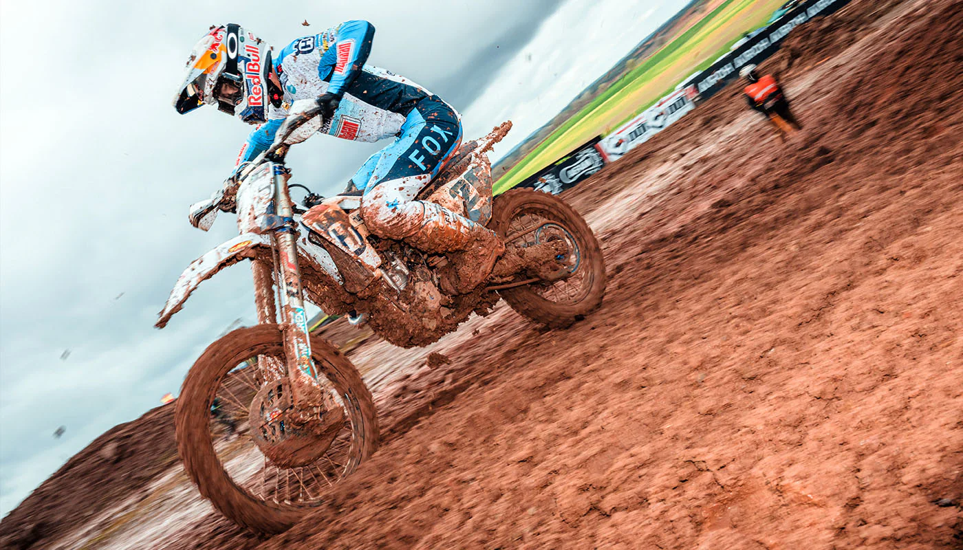 How often to clean the air filter in a motocross motorcycle?