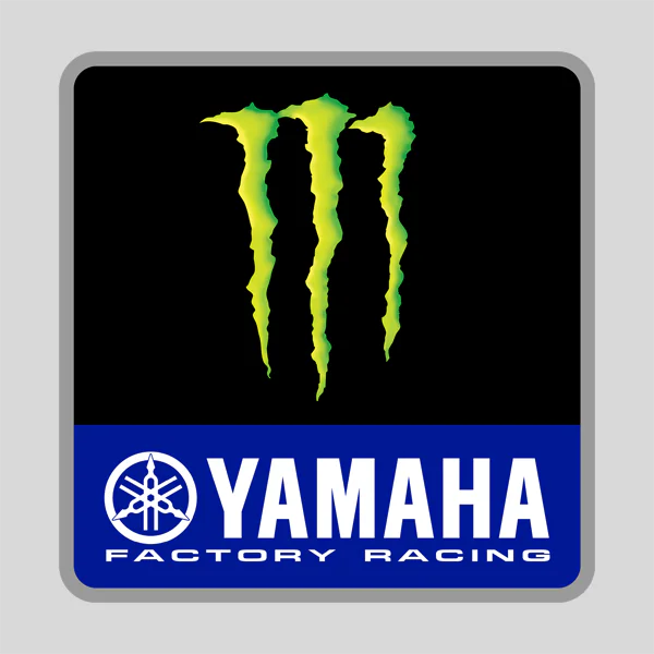 Monster Energy Yamaha logo - OC1 partner
